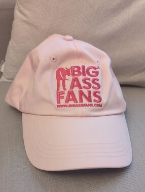 Big Ass Fans Pink Embroidered dad cap